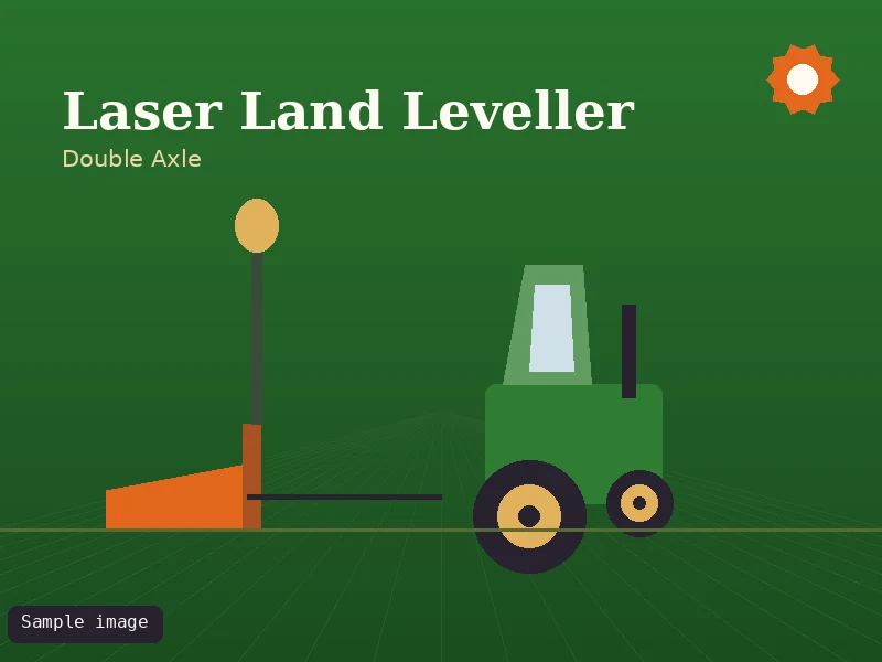 Laser Land Leveller Double Axle