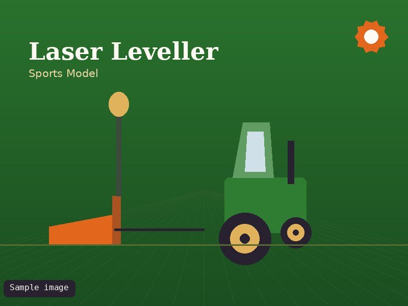 Laser Land Leveller — Sports Model