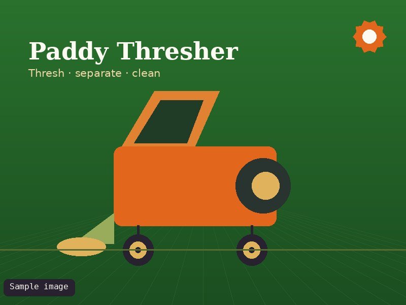 Paddy Thresher Machine