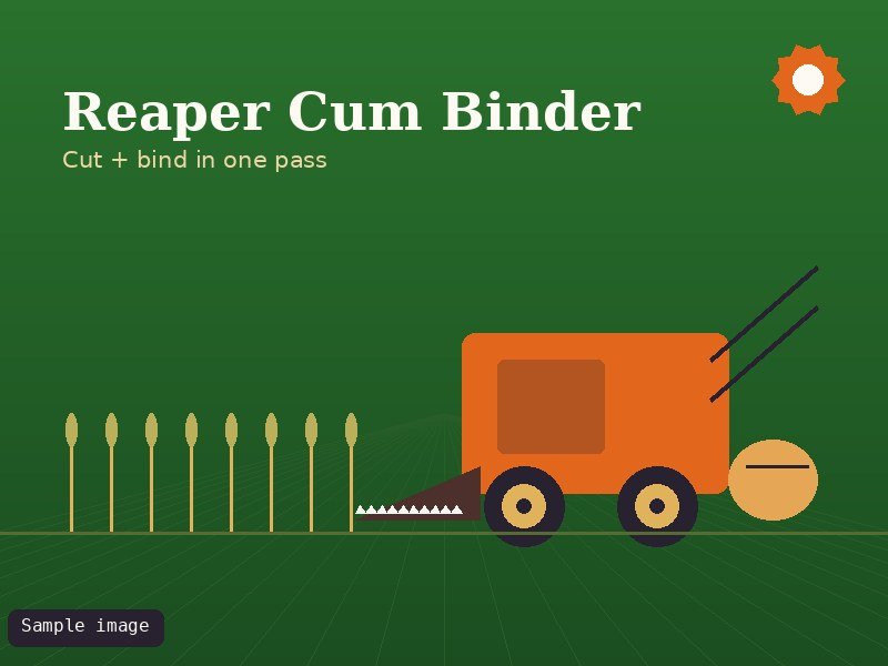 Reaper Cum Binder